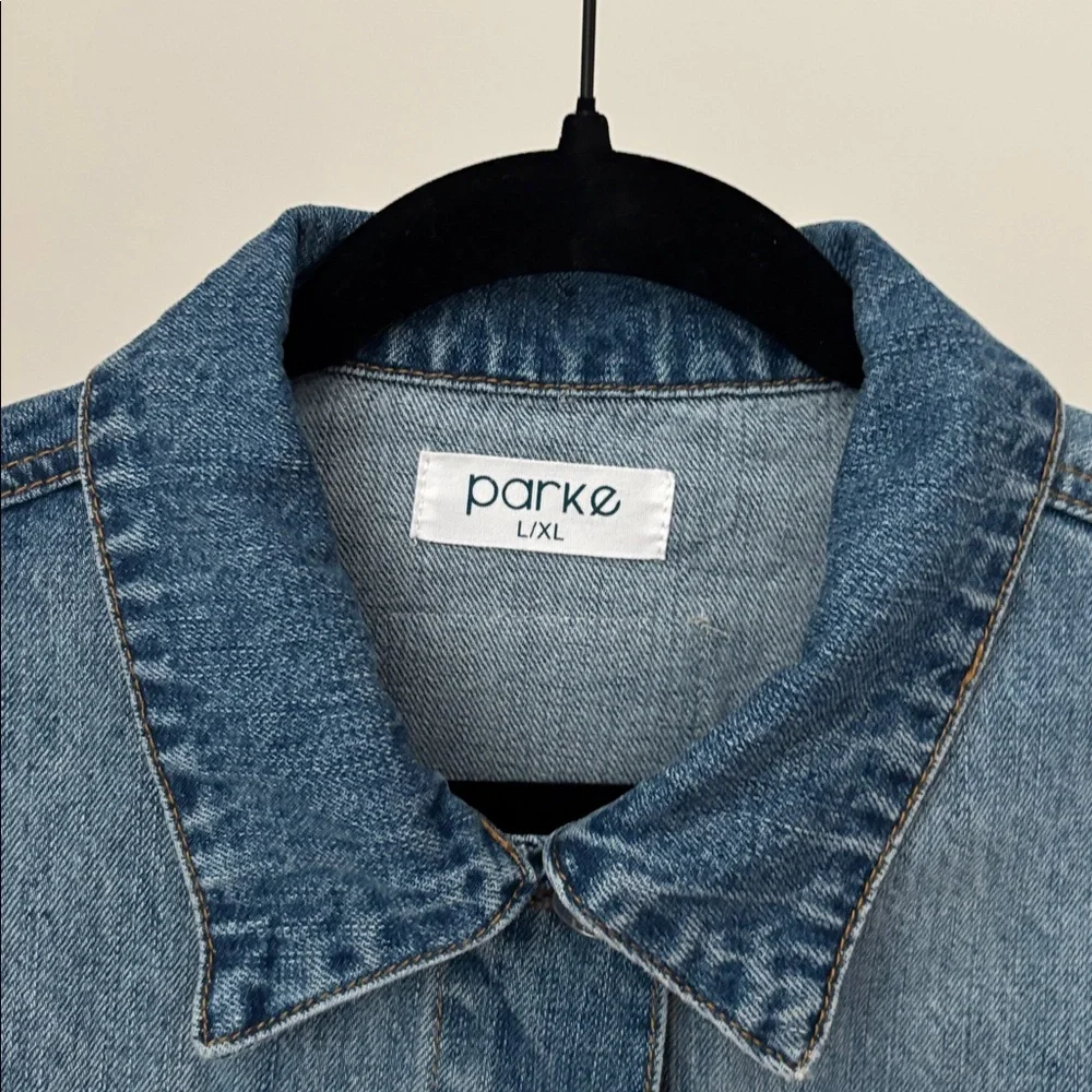 Parke Blue Denim Jean Jacket - Picture 4 of 9